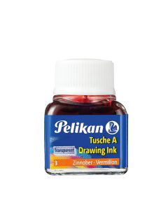 TINTA CHINA PELIKAN 523 10ML ROJA