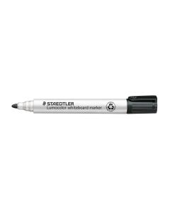 ROTULADOR PIZARRA BLANCA LUMOCOLOR 351 2MM PUNTA REDONDA NEGRO CAJA 10UD