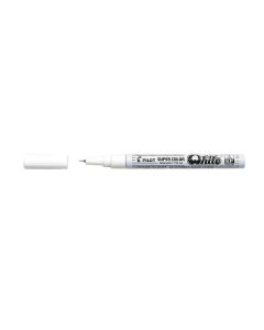 ROTULADOR PERMANENTE PILOT SC-WEF PUNTA FINA BLANCO CAJA 12UD