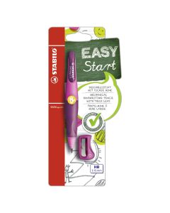 PORTAMINAS STABILO EASY ZURDOS 3,5MM ROSA BLISTER