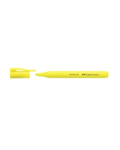 ROTULADOR FLUOR FABER CASTELL TEXTLINER 38 AMARILLO CAJA 10UD