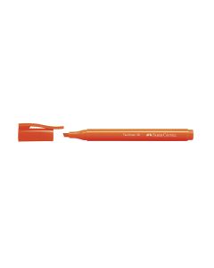 ROTULADOR FLUOR FABER CASTELL TEXTLINER 38 NARANJA CAJA 10UD
