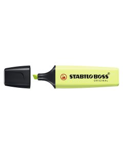 ROTULADOR FLUOR STABILO BOSS PASTEL CHISPA DE LIMA CAJA 10UD