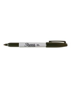 ROTULADOR PERMANENTE SHARPIE FINE PUNTA REDONDA NEGRO CAJA 12UD