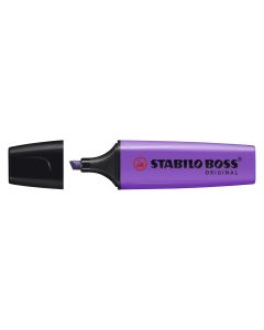 ROTULADOR FLUOR STABILO BOSS LAVANDA CAJA 10UD