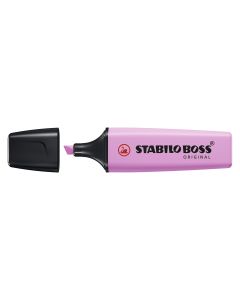 ROTULADOR FLUOR STABILO BOSS PASTEL FUCSIA HELADO CAJA 10UD