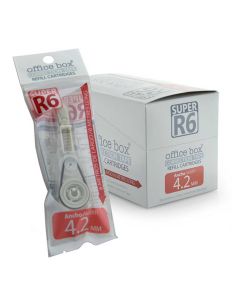 RECAMBIO CORRECTOR OFFICE BOX R6/SUPRA 4,2MMX6M EXPOSITOR 24UD