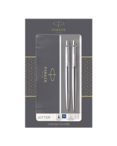 BOLIGRAFO + PORTAMINAS PARKER JOTTER ACERO CT