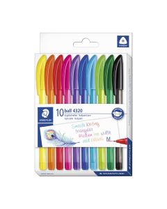 BOLIGRAFO STAEDTLER 4320 10 COLORES