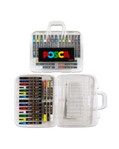 ROTULADOR UNI POSCA MALETA 20 PIEZAS