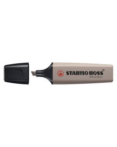 ROTULADOR FLUOR STABILO BOSS NATURECOLORS GRIS CALIDO CAJA 10UD