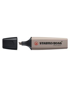 ROTULADOR FLUOR STABILO BOSS NATURE COLORS GRIS CALIDO CAJA 10UD