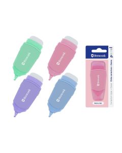 CORRECTOR CINTA BISMARK PASTEL 5MMX6M CON GOMA DE BORRAR