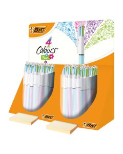 BOLIGRAFO BIC 4 COLORES FUN EXPOSITOR 40U