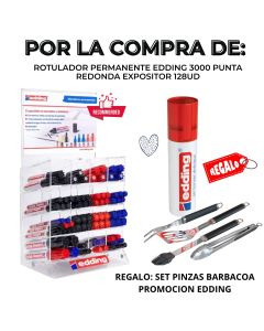 ROTULADOR PERMANENTE EDDING SURTIDOS EXPOSITOR 82UD