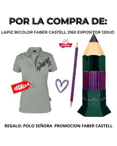 LAPIZ BICOLOR FABER CASTELL 2160 EXPOSITOR 120UD