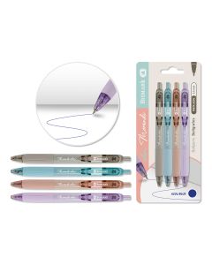 BOLIGRAFO BISMARK MORANDI 0,5MM BLISTER 4UD