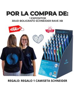 BOLIGRAFO SCHNEIDER RAVE XB EXPOSITOR 30UD
