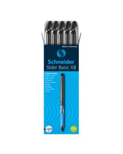 BOLIGRAFO SCHNEIDER BASIC XB NEGRO CAJA 10UD