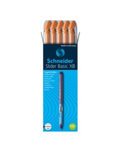BOLIGRAFO SCHNEIDER BASIC XB NARANJA CAJA 10UD