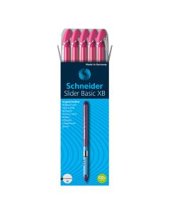 BOLIGRAFO SCHNEIDER BASIC XB ROSA CAJA 10UD
