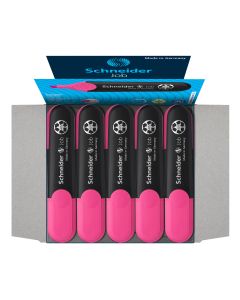 ROTULADOR FLUOR SCHNEIDER TM JOB ROSA CAJA 10UD