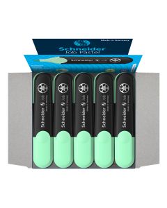 ROTULADOR FLUOR SCHNEIDER TM JOB PASTEL MENTA CAJA 10UD