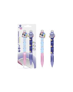 BOLIGRAFO BISMARK BORRABLE FANTASIA BLISTER 2UD
