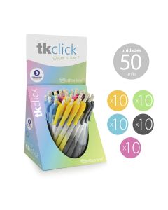 BOLIGRAFO OFICCE BOX TKCLICK EXPOSITOR 50UD