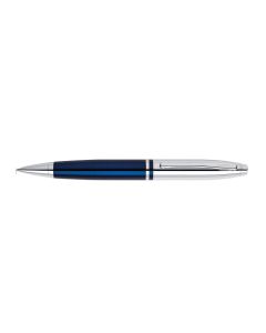 BOLIGRAFO CROSS CALAIS CROMO Y LACA AZUL