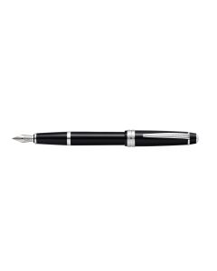 PLUMA CROSS BAILEY LIGHT NEGRA Y CROMO PLUMIN MEDIO