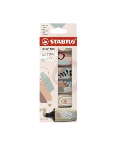 ROTULADOR FLUOR STABILO BOSS MINI NATUREVIBES 6 COLORES