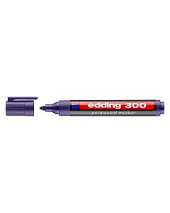 ROTULADOR PERMANENTE EDDING 300-08 PUNTA REDONDA VIOLETA CAJA 10UD