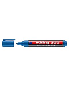 ROTULADOR PERMANENTE EDDING 300-10 PUNTA REDONDA AZUL CLARO CAJA 10UD