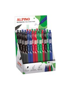 BOLIGRAFO ALPINO DOT SURTIDO EXPOSITOR 24UD