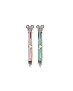 BOLIGRAFO BISMARK 6 COLORES RATONCITO PEREZ EXPOSITOR 24UD