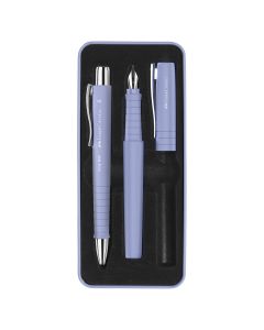BOLIGRAFO + PLUMA FABER CASTELL POLY IRIS PALIDO