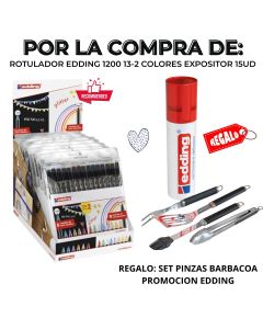 ROTULADOR EDDING 1200 13-2 COLORES EXPOSITOR 15UD