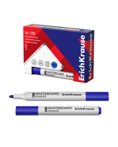 ROTULADOR PIZARRA BLANCA ERICH KRAUSE W-170 2,5MM PUNTA REDONDA AZUL CAJA 12UD