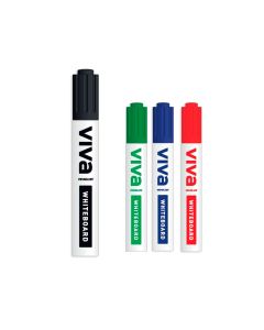 ROTULADOR PIZARRA BLANCA MOLIN VIVA RWB230 3MM PUNTA REDONDA NEGRO CAJA 12UD