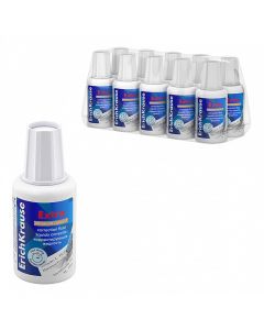 CORRECTOR LIQUIDO ERICH KRAUSE EXTRA CON PINCEL 20ML PAQUETE 10UD