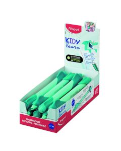 BOLIGRAFO BORRABLE MAPED KIDY LEARN MAGIC CON ADAPTADOR TIBURON CAJA 12UD