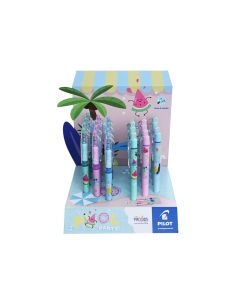 BOLIGRAFO BORRABLE PILOT FRIXION POOL PARTY EXPOSITOR 24UD