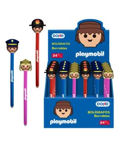 BOLIGRAFO BORRABLE DOHE PLAYMOBIL EXPOSITOR 24UD