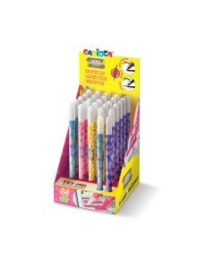 ROTULADOR FLUOR CARIOCA MEMO ERASE WILD COLLECTION EXPOSITOR 25+2UD