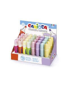 ROTULADOR FLUOR CARIOCA PASTEL + CLASSIC EXPOSITOR 32UD