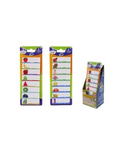 ETIQUETA TERMOADHESIVA BISMARK MARCA ROPA BLISTER 16UD