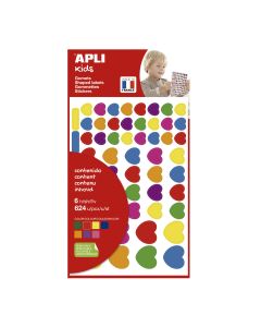 GOMETS APLI BOLSA CORAZONES MULTICOLOR REMOVIBLE 6H