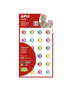 GOMETS APLI BOLSA HUELLAS DE GATO MULTICOLOR REMOVIBLE 6H