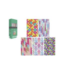 PAPEL REGALO BASIKA ROLLO CLASSIC 0'70X2M CAJA 50UD